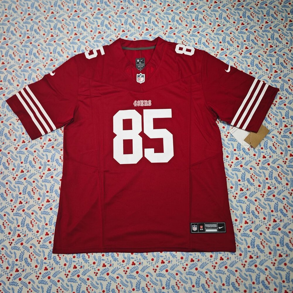Nike San Francisco 49ers Kittle Player Red Jersey No. 85